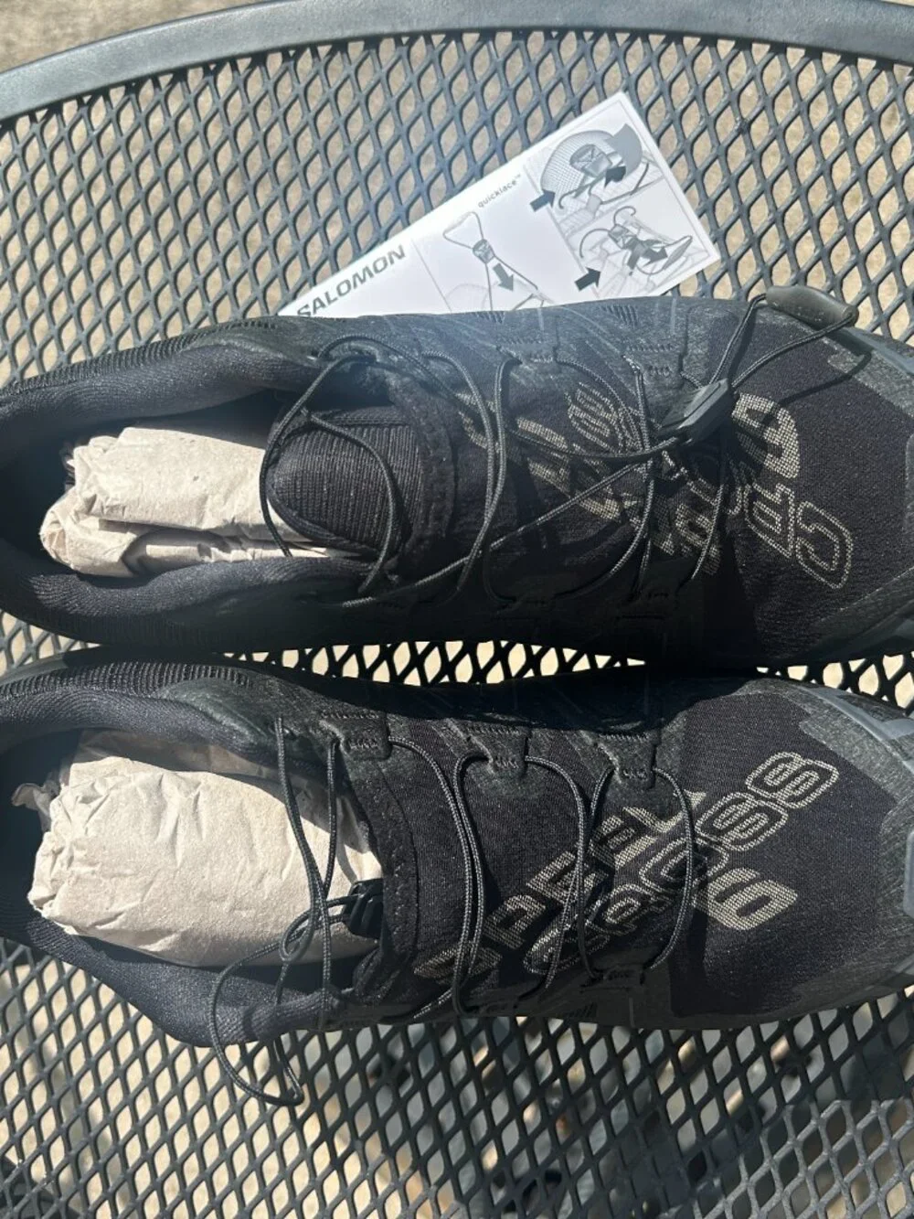 ✨ Salomon Black Athletic Shoe — Size 9 ✨  NEW WITH TAGS